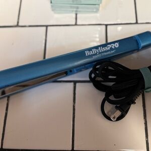 BaBylissPRO Nano Titanium Blue Hair Straightener